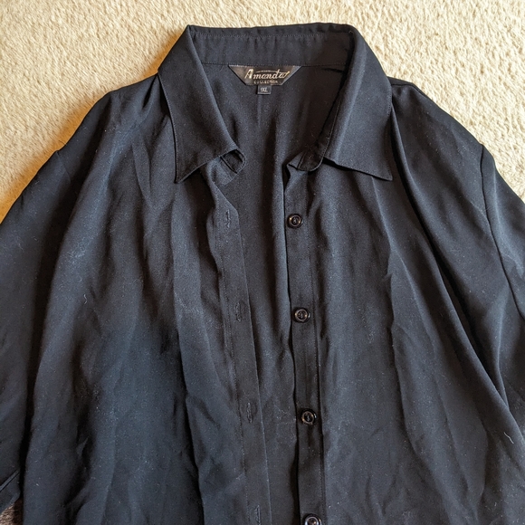 Vintage Black blouse - Picture 6 of 7